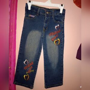 Min Feng girls jeans, size 17, perfect condition